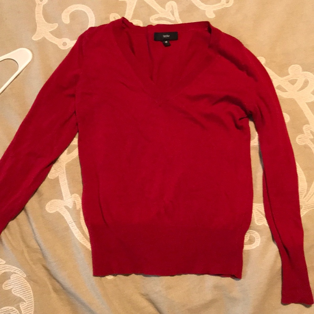 Red sweater